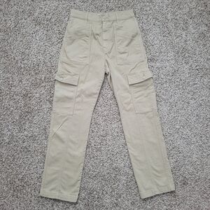 Madewell Garment-Dyed '90s Straight Cargo Pant Pants Khaki Beige Green Size 27
